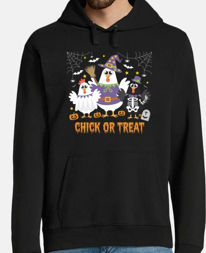 Hoodie Chick Or Treat Halloween Fun