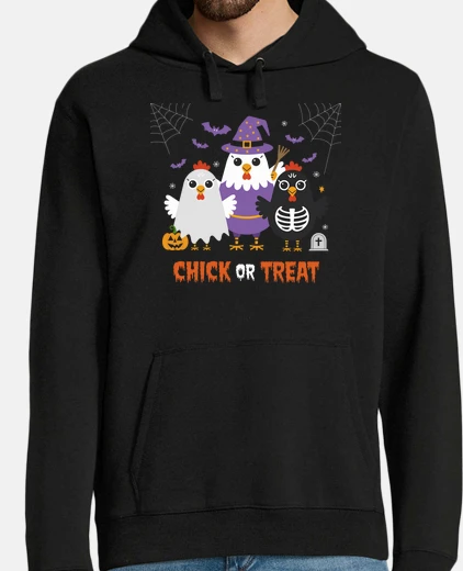 Hoodie Chick Or Treat Halloween Fun With Witch