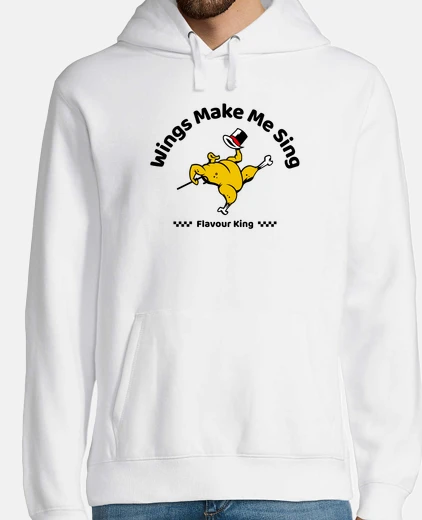 Sudadera chicken lovers wings make me sing