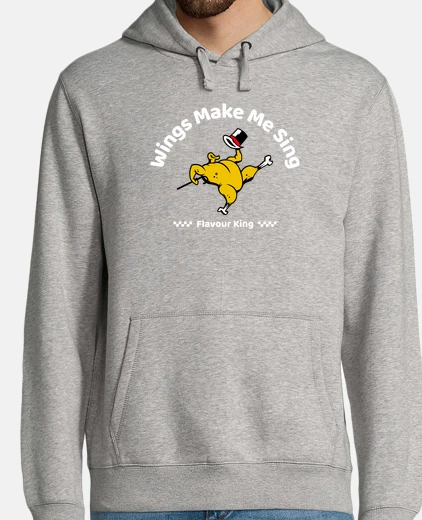 Sudadera chicken lovers wings make me sing