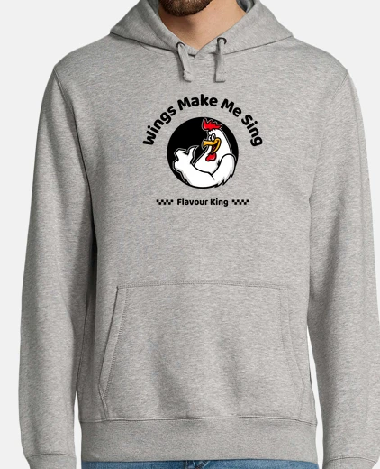 Sudadera chicken lovers wings make me sing