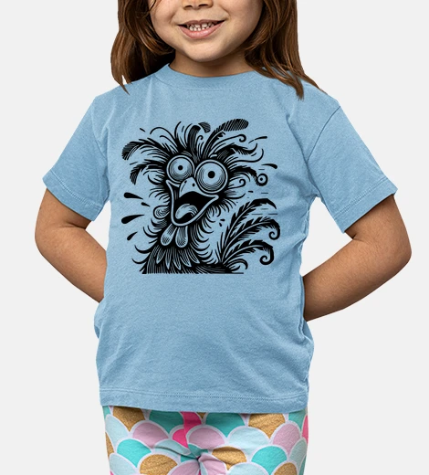 Kids chicken rooster crazy humor