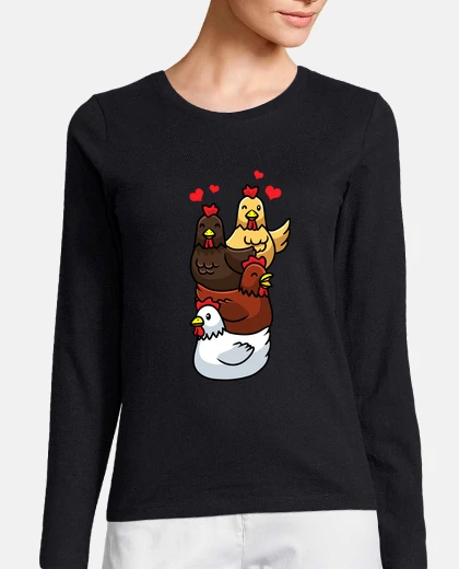 T-shirt Chickens Chicken Farm Gift Funny Chicke