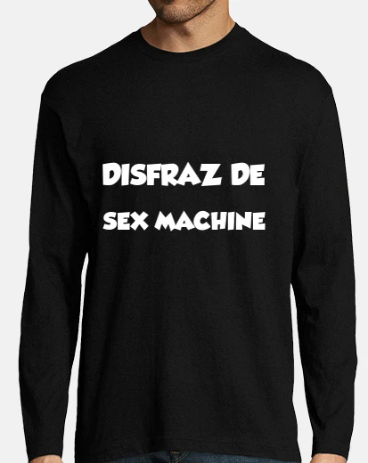 Camiseta Chico DISFRAZ SEX MACHINE manga larga