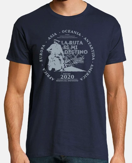 Playera Chico La Ruta el mi destino gris