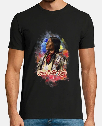 T-shirt Chief Wolf Robe tribute