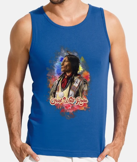 T-shirt Chief Wolf Robe tribute