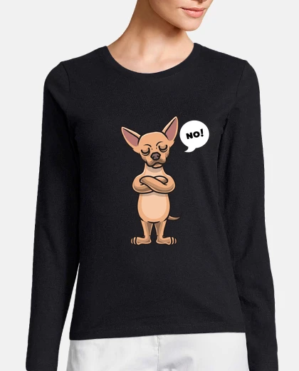 Tee-shirt chien chihuahua stuborn drôle