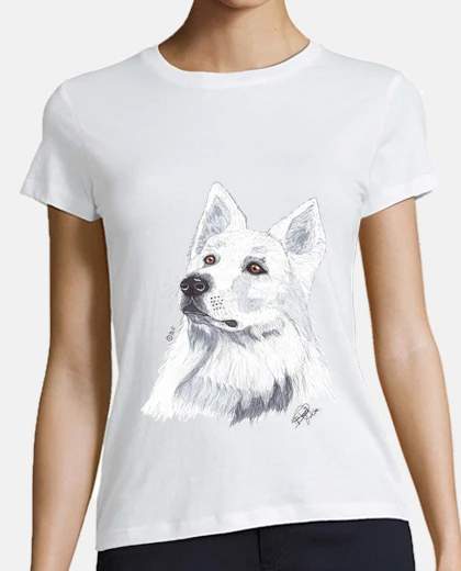 Tee-shirt chien de berger blanc suisse