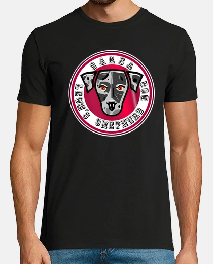 Tee-shirt chien de berger carea arlequin