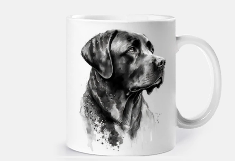 Mug chien de chasse braque allemand taase café thé infusion noir association chiens chiots 