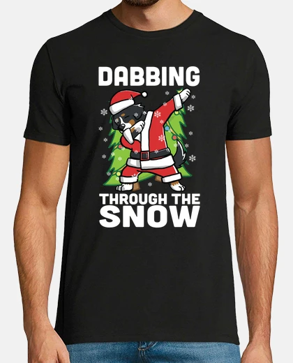Tee-shirt chien de montagne bernois dab noël