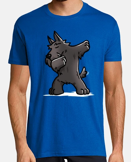 Tee-shirt Chien de terrier écossais tamponner!