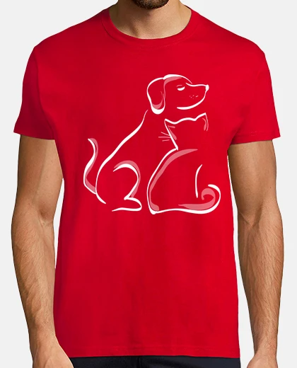 Tee-shirt chien et chat