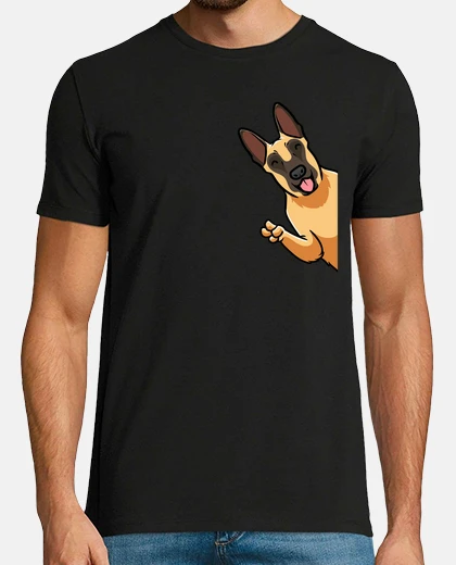 Tee-shirt chien malinois chien de berger belge