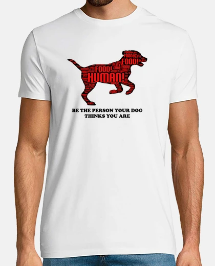 Tee-shirt chien noir anglais
