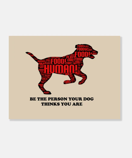 Tableau chien noir anglais