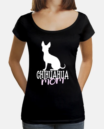 Tee-shirt chihuahua maman chien love chien motif 