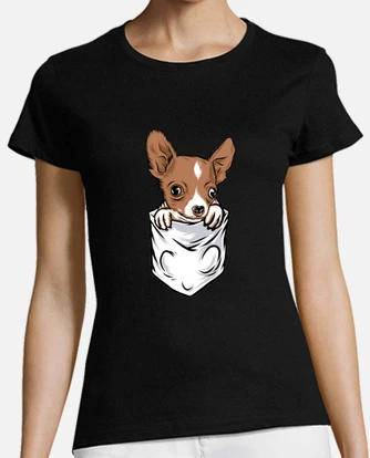 Chihuahua in outlet pocket t shirt