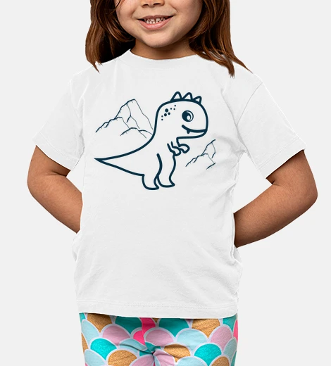 Ropa child drawing dinosaur raptor