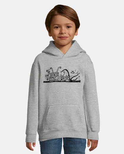 Kids children&#39;s sweatshirt abyss light backgrounds