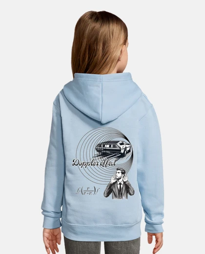 Kids children&#39;s sweatshirt doppler effect physics waves