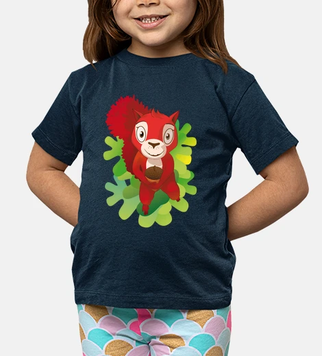 Kids children&#39;s t- t-shirt - flash with acorn