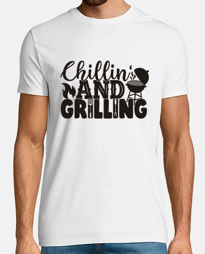 T-shirt chilling and grilling