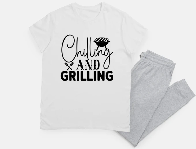 Pajama Chilling and grilling
