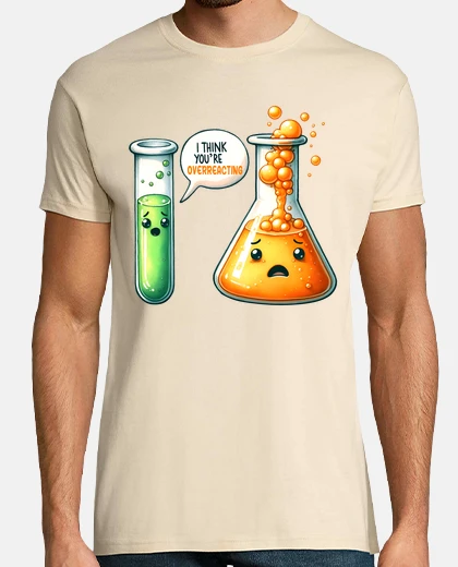 Tee-shirt chimie expérience de laboratoire