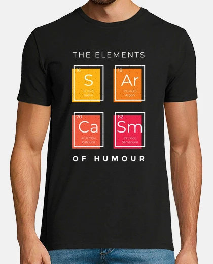 Tee-shirt chimie les atomes , molécules, de l humour , sarcasme,