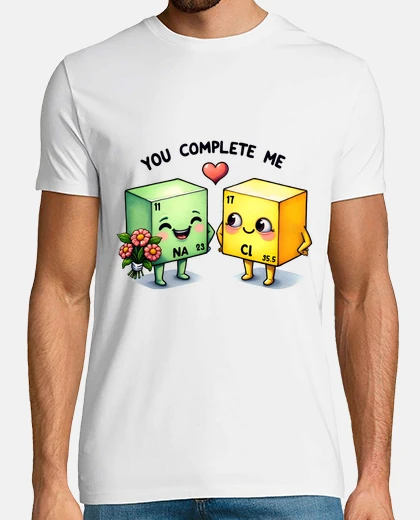Tee-shirt chimie table periodique laboratoire