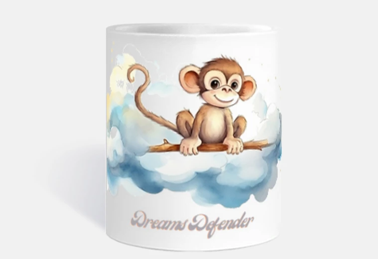 Mug chimpanzé défenseur des rêves
