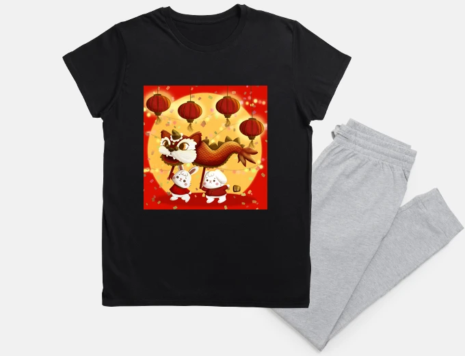Pyjama chinese new year rabbit
