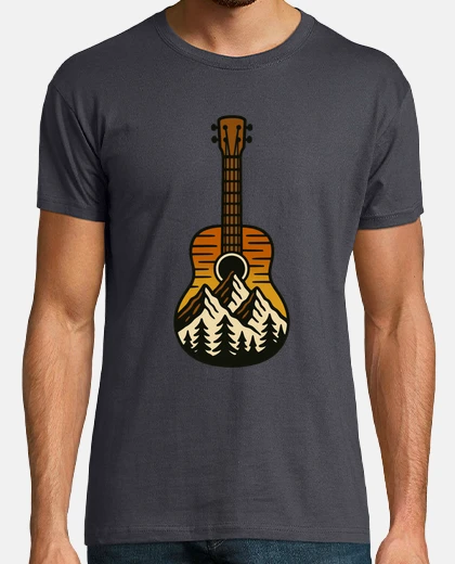T-shirt chitarra di montagna