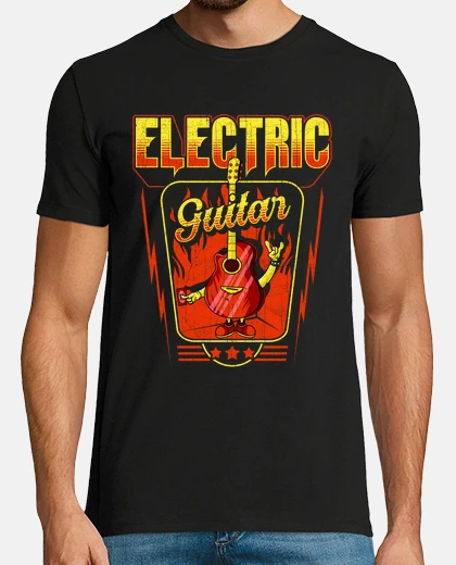 T-shirt Chitarra rampa inserita elle ctrica