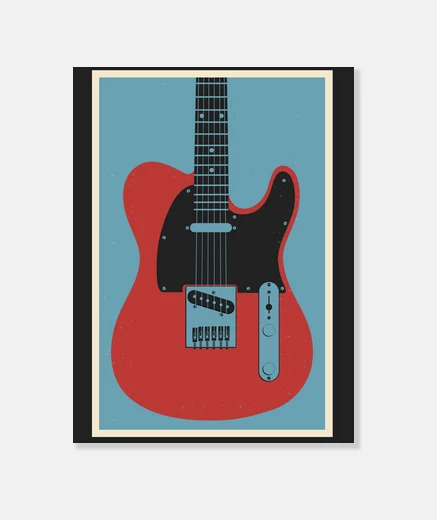 Stampa chitarra tele