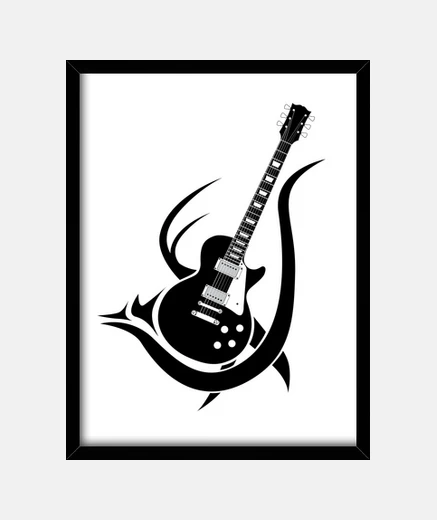 Quadro chitarra tribale