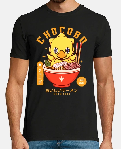 Tee-shirt chocobo délicieux ramen