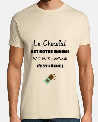 Tee-shirt Chocolat - Gourmandise - Humour