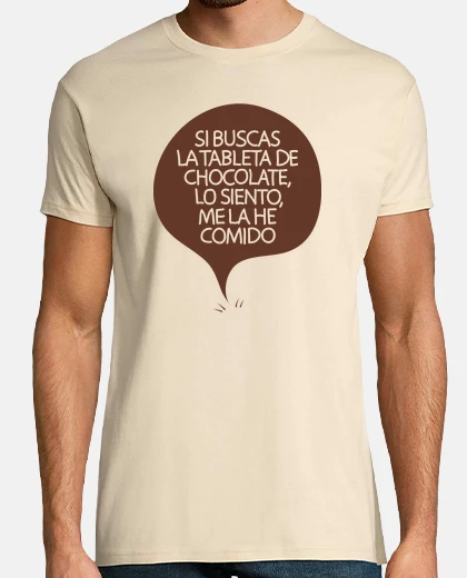 T-shirt Chocolate tablet