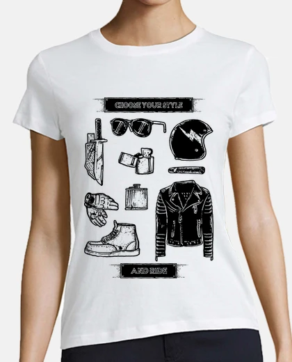 Tee-shirt choisissez votre style et roulez