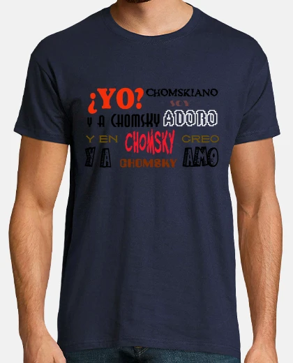 Camiseta Chomskiano soy 3
