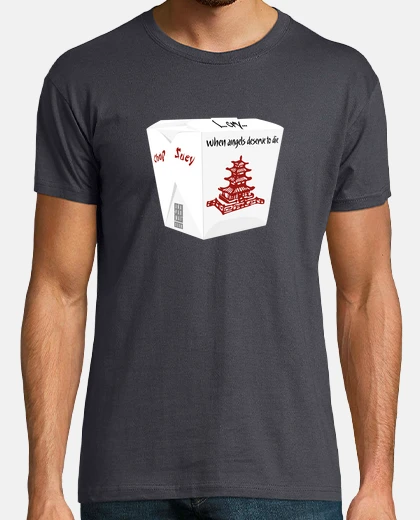 T-shirt chop suey - system of a down - scatola di cibo cina - t-shirt da uomo
