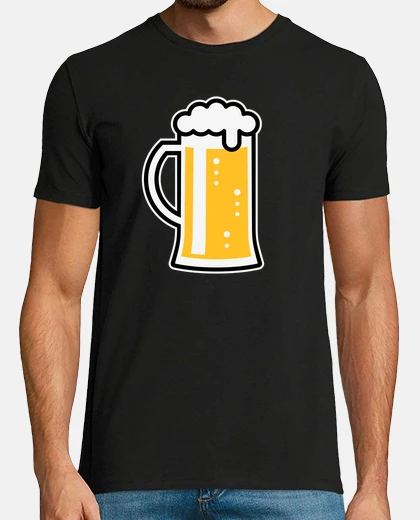 Tee-shirt chope de bière allemande - verre à bièr