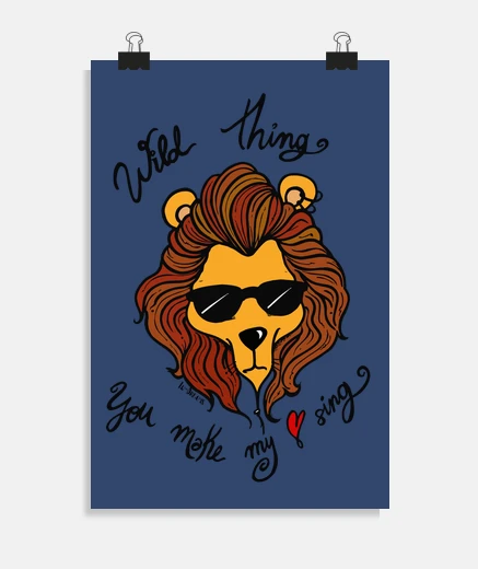 Poster chose sauvage 