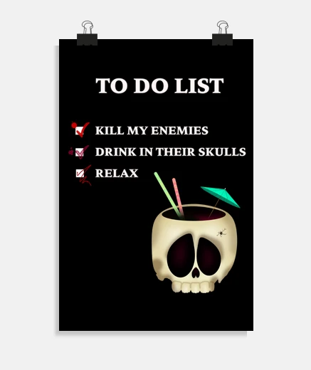 Poster Choses à faire