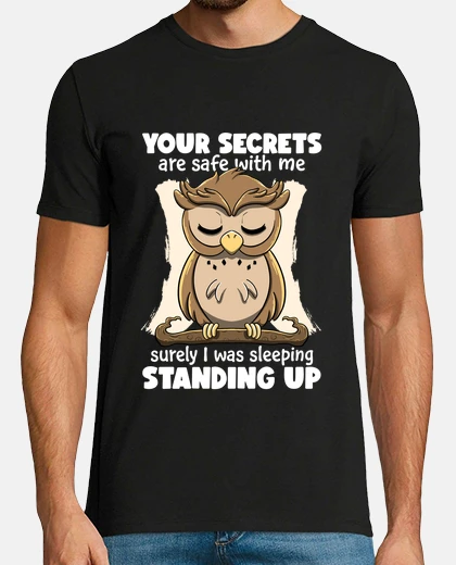 Tee-shirt chouette endormie