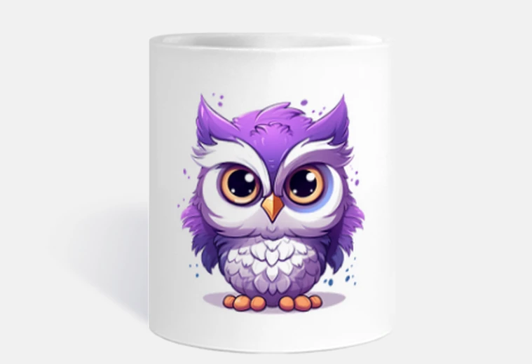 Mug Chouettemauve