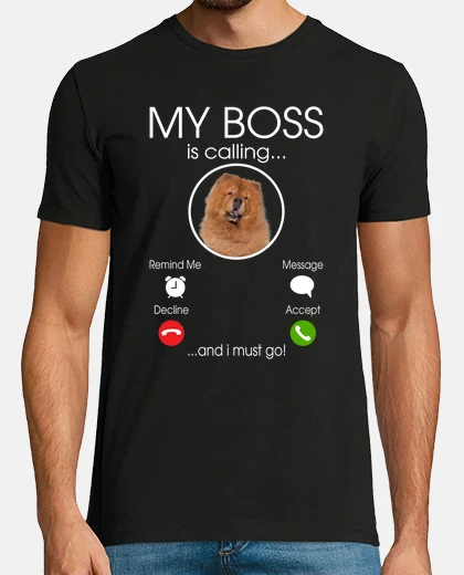 Tee-shirt chow chow mon patron